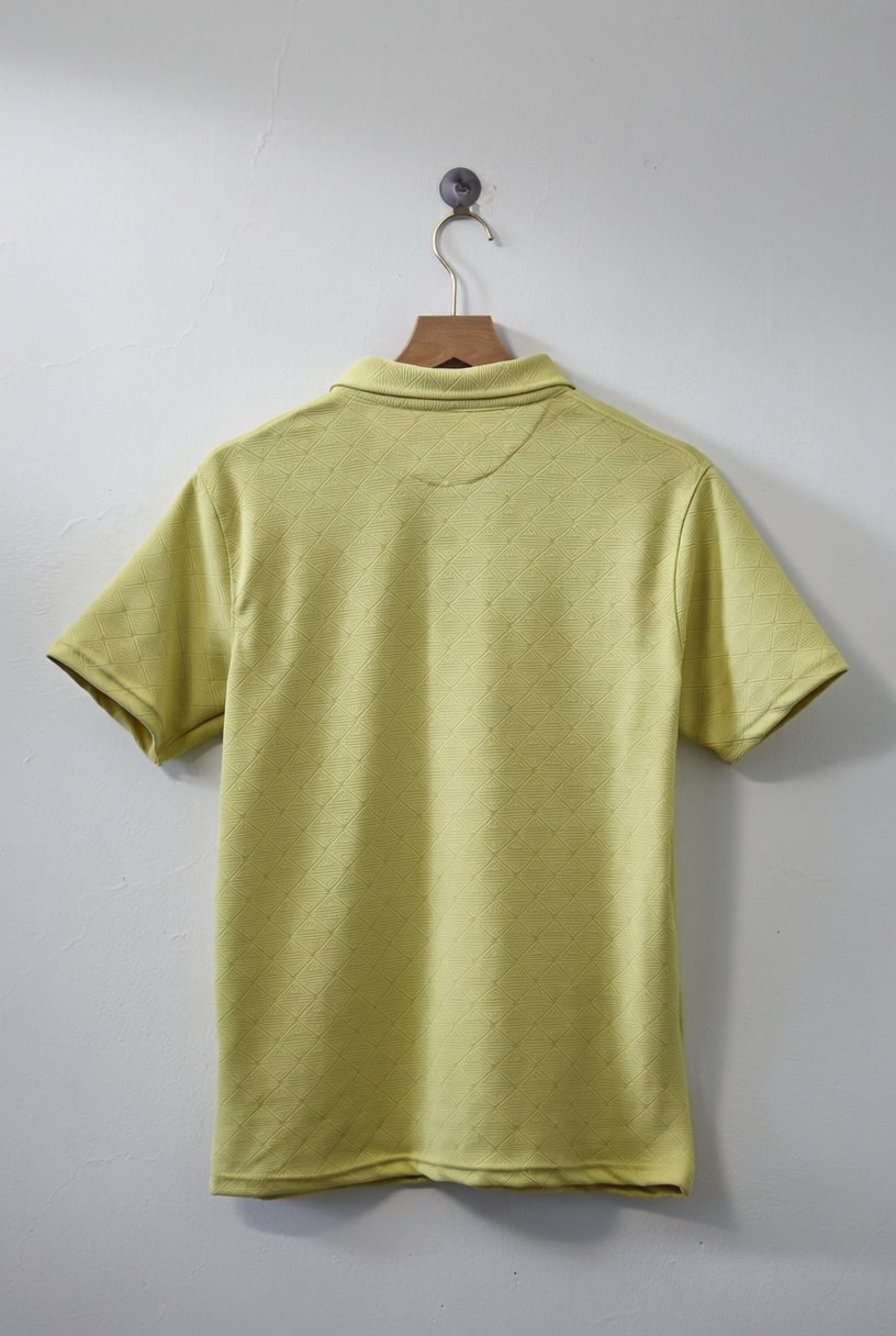 Zipper Polo T-Shirt  Designer Fabric Polycotton